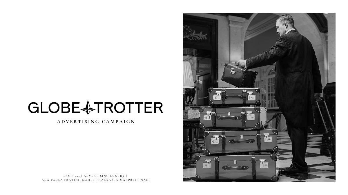 Globe-Trotter advertising campaign presentation cover